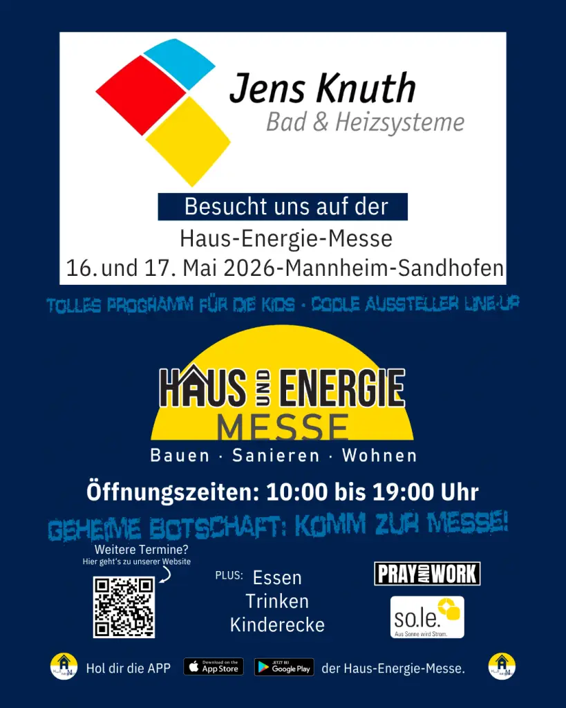 Besucht uns auf der Haus und Energie Messe