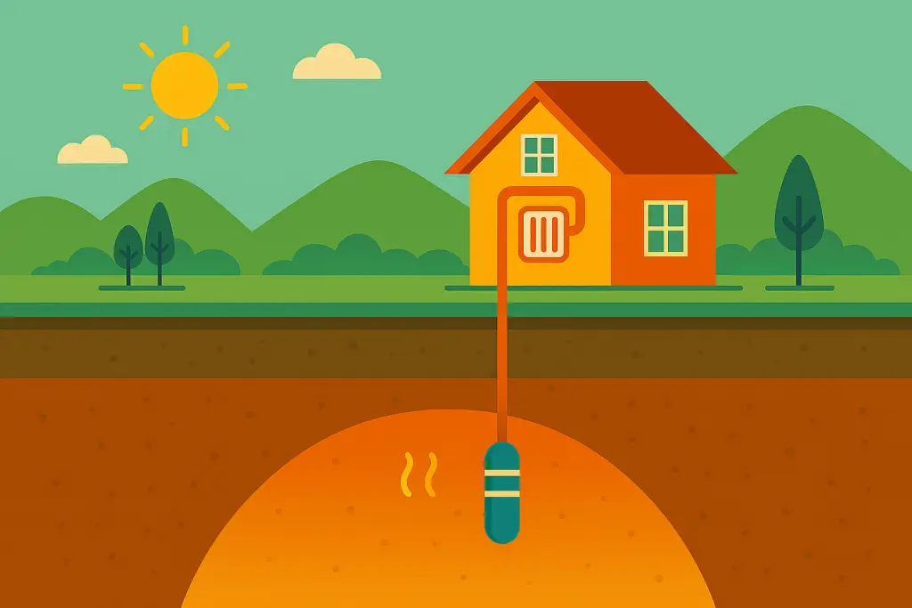 Erdwärmenutzung zur Beheizung Einfamilienhaus