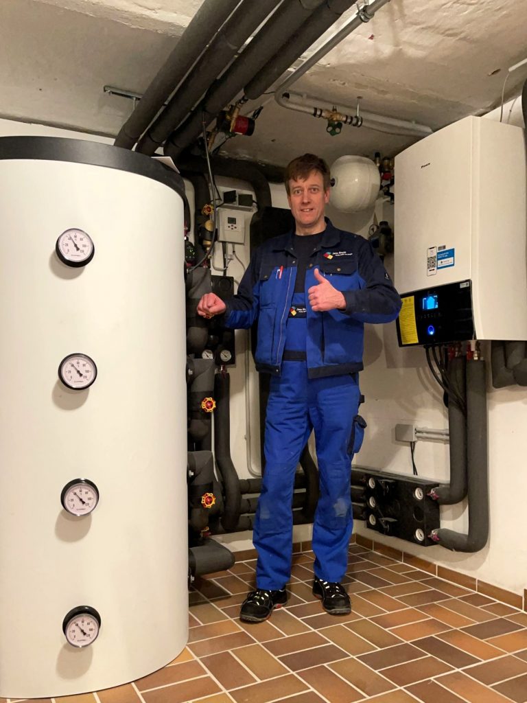 Jens Knuth, Wärmepumpe-Innengerät mit Puffersspeicher